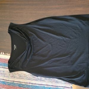 Black drop neck shirt